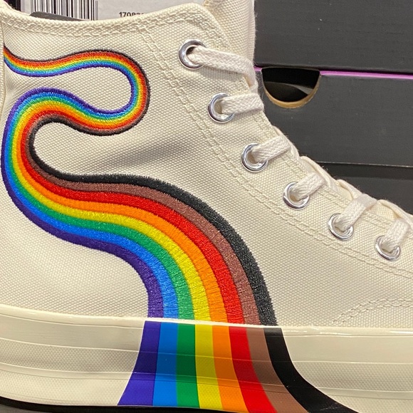 New Men Converse 2021 Chuck 70s Hi Pride Rainbow - Picture 7 of 7